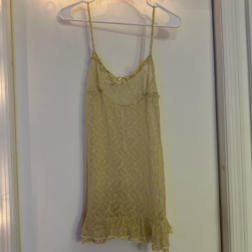 Are You Am I mini sheer dress